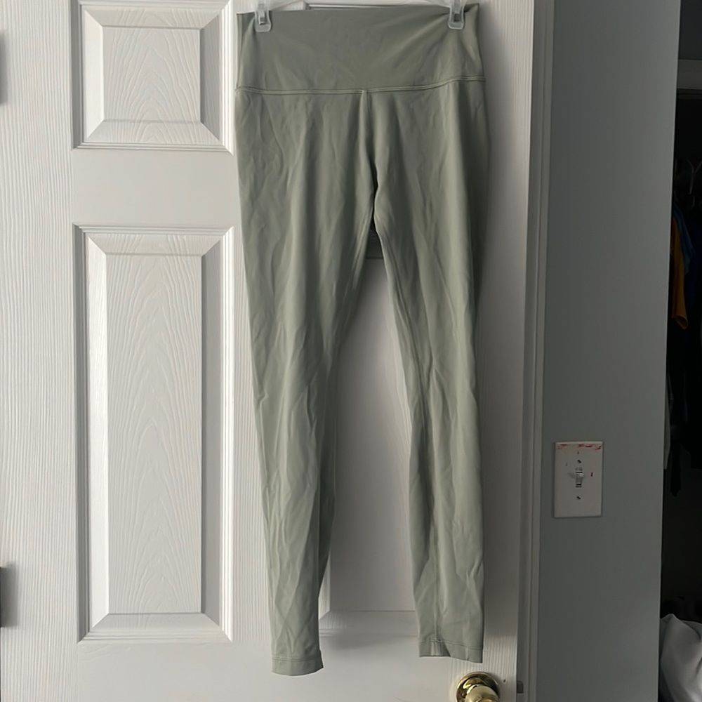 sage green lululemon leggings